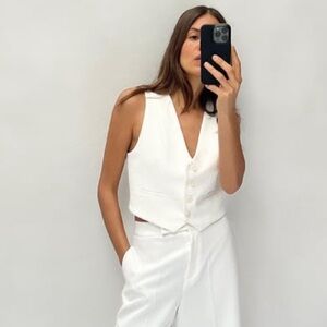 Zara tailored short waistcoat